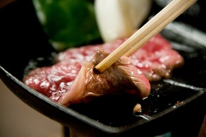 正真正銘「純但馬牛」を使用した鉄板焼き♪