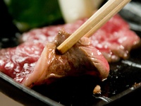 純但馬牛の鉄板焼き