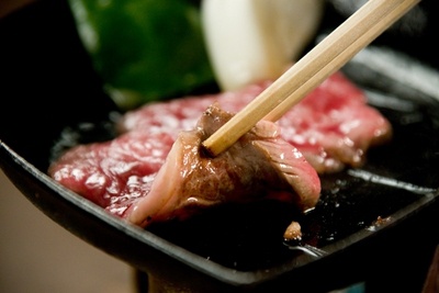 純但馬牛の鉄板焼き