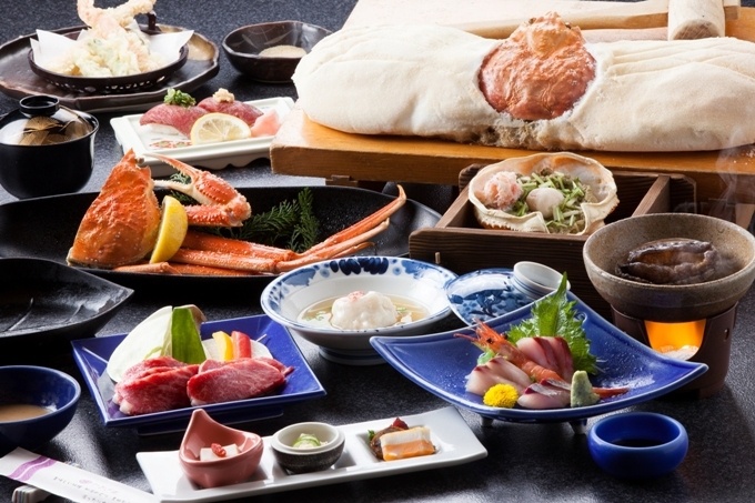 年末年始特別献立会席ご夕食の一例